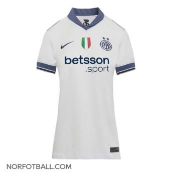 Billige Fotballdrakt Inter Milan Replika Bortedrakt Dame 2024-25 Kortermet